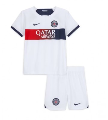 Maillot de foot Paris Saint-Germain Extérieur enfant 2023-24 Manches Courte (+ pantalon court)